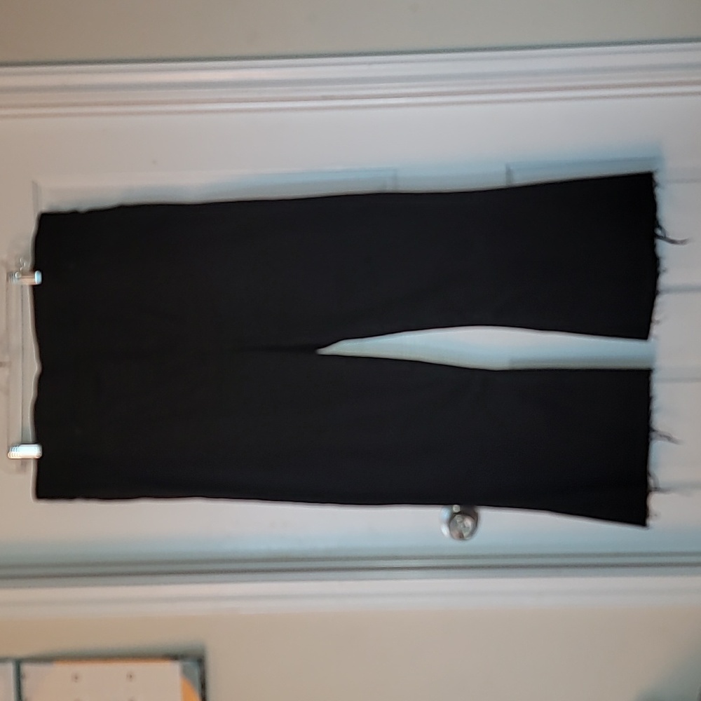 Spanx flare black pants size 3x